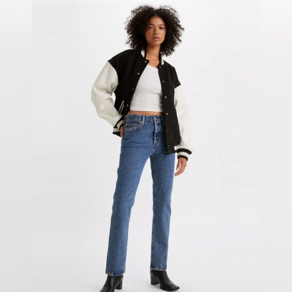 NWOT Levi’s 501 Button-Fly Distress Denim - Picture 1 of 9